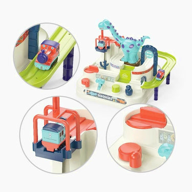 DinoPlay Circuit | Descubre aventura - Juguete educativo de dinosaurios